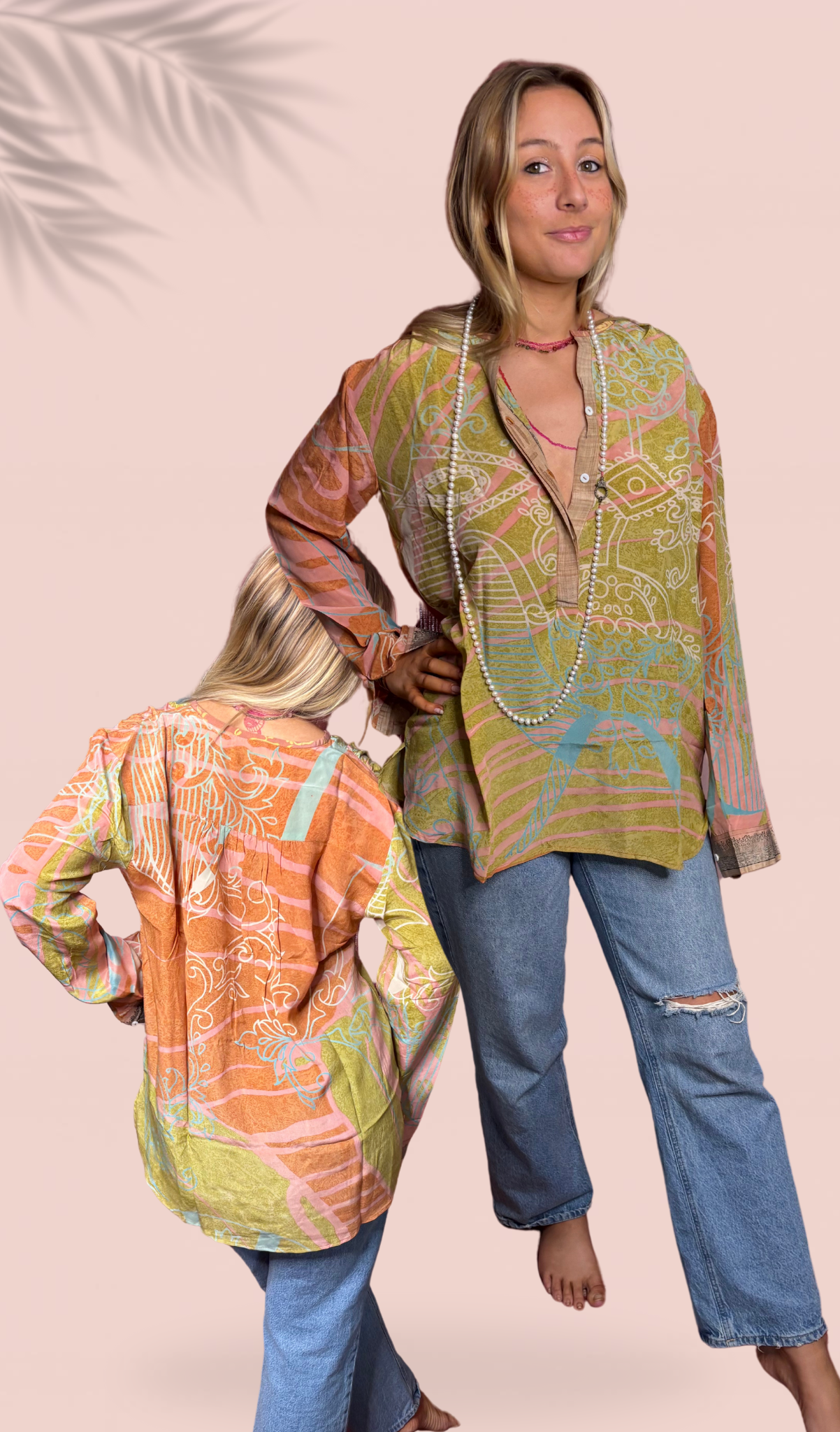 Chemise 100% crêpe de soie T2