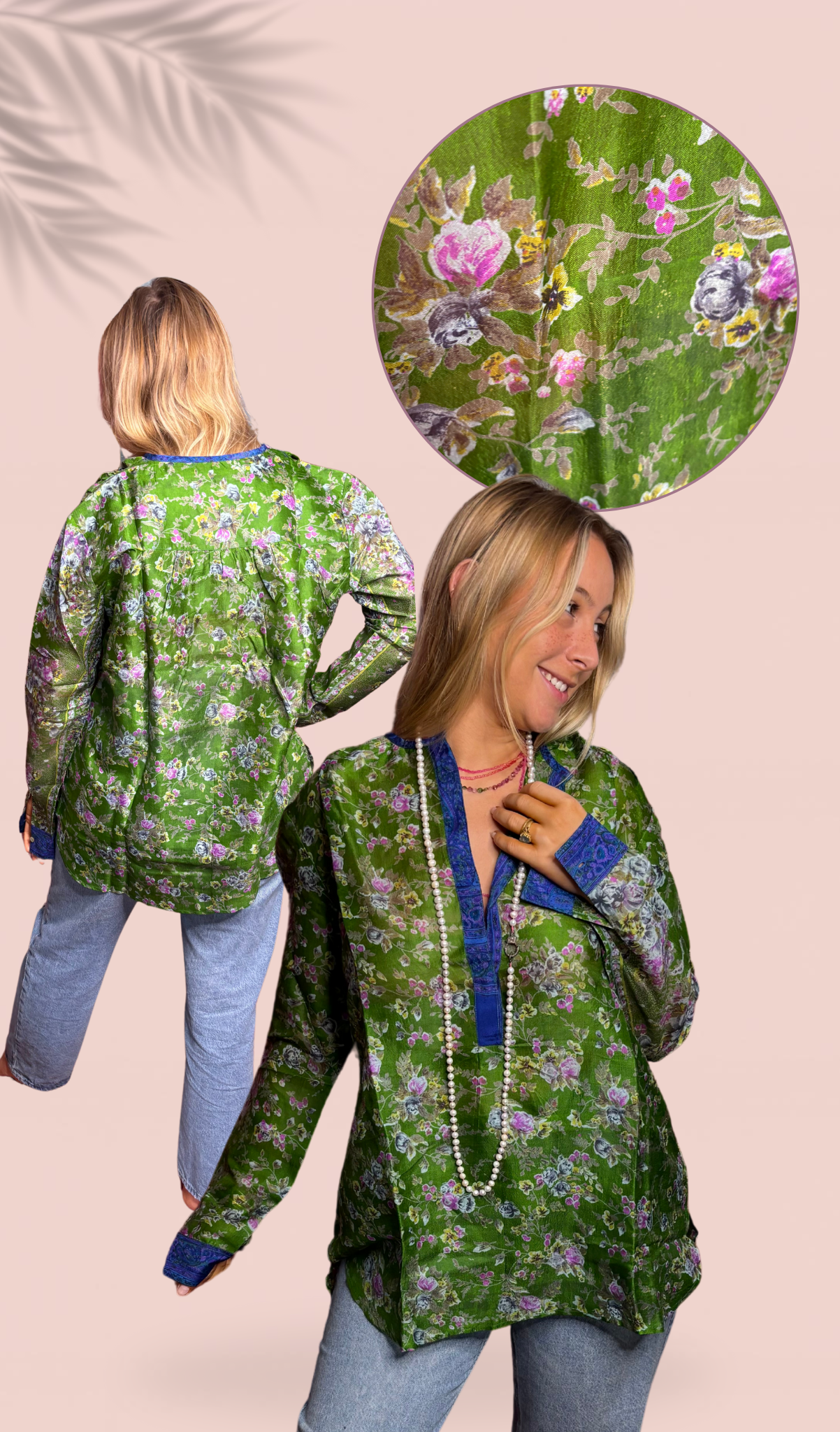 Chemise 100% soie T2