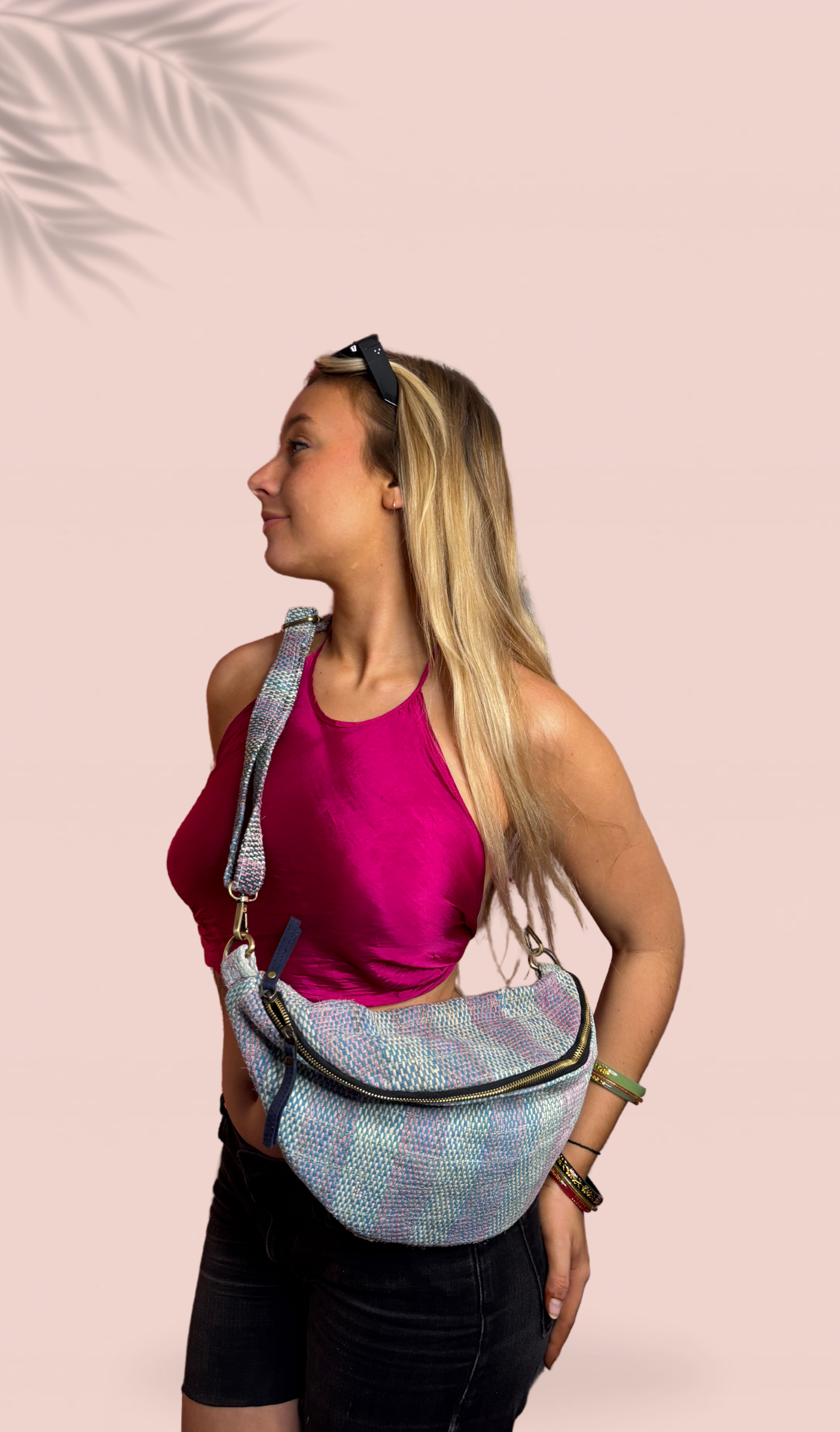 Sac banane en Kantha