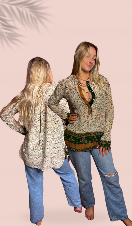 Chemise 100% crêpe de soie T1