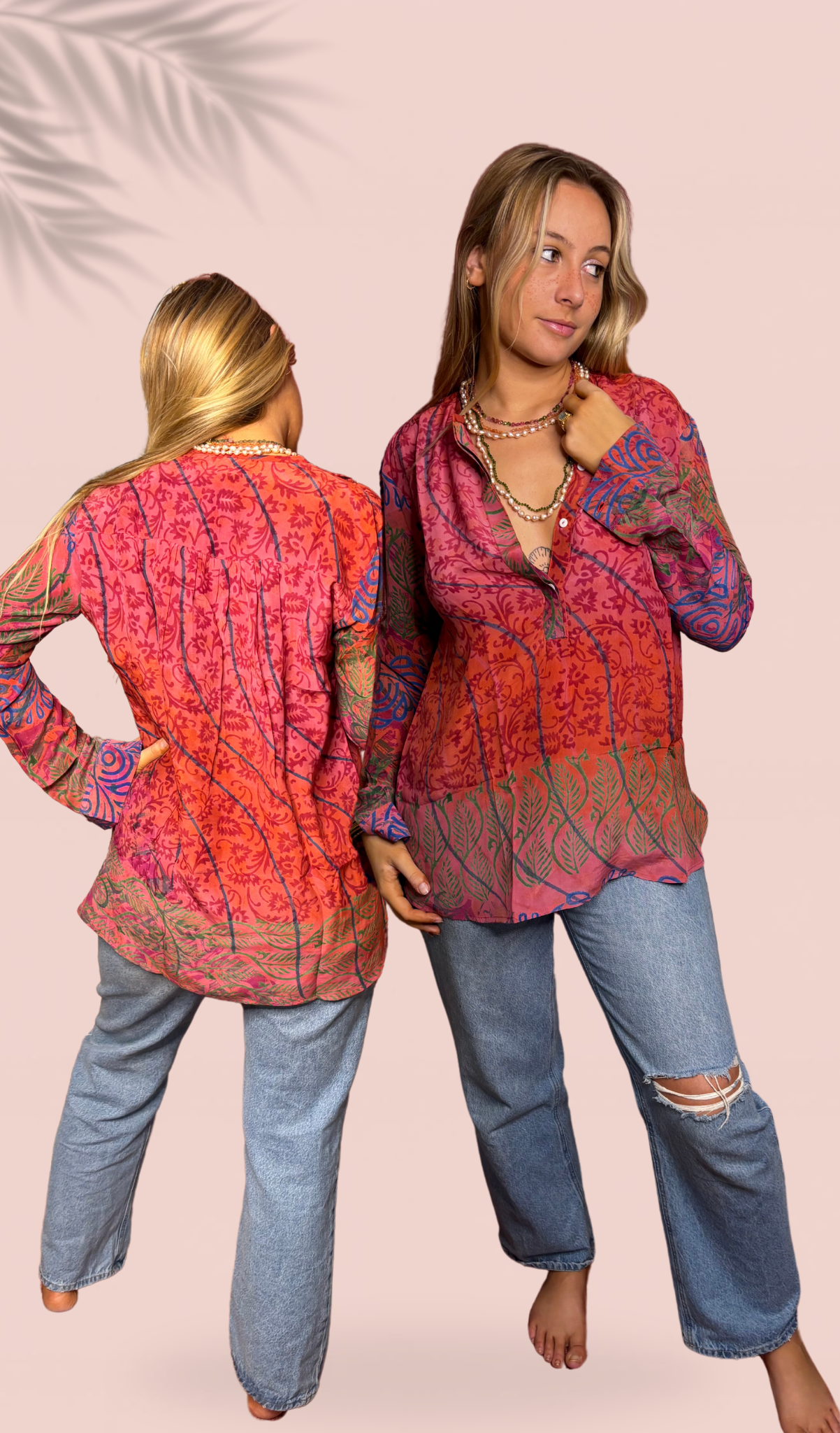 Chemise 100% crêpe de soie T1