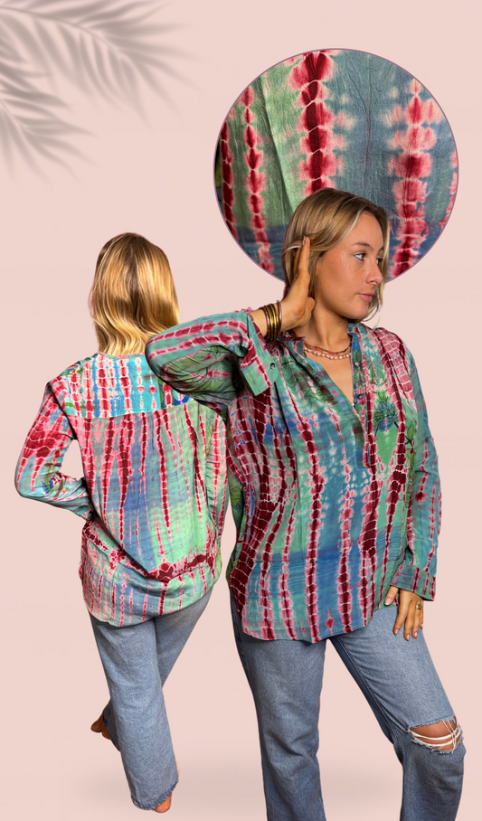 Chemise 100% crêpe de soie T1
