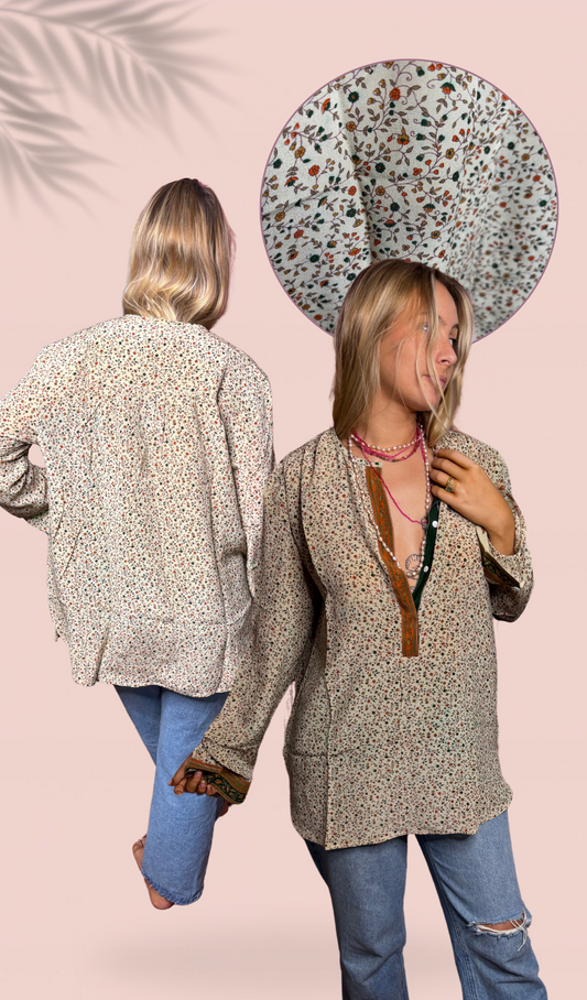 Chemise 100% crêpe de soie T2