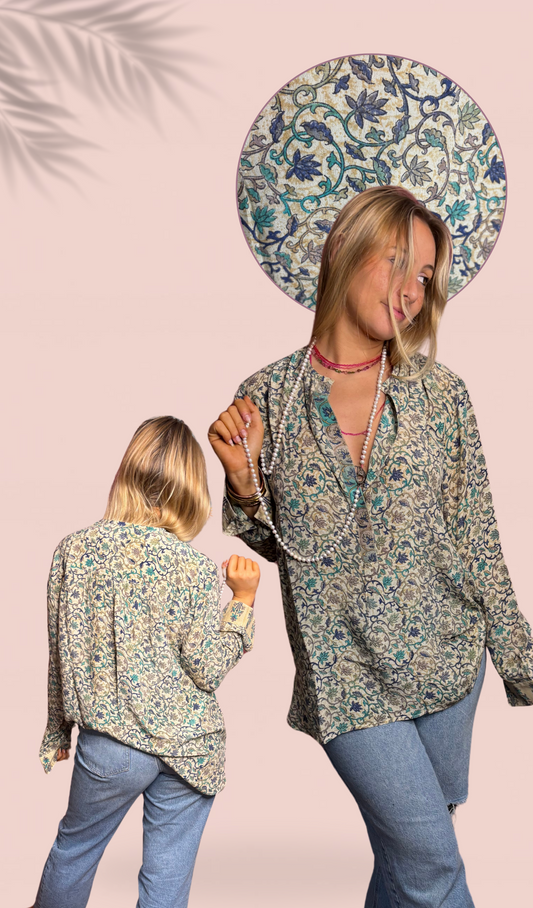 Chemise 100% crêpe de soie T2