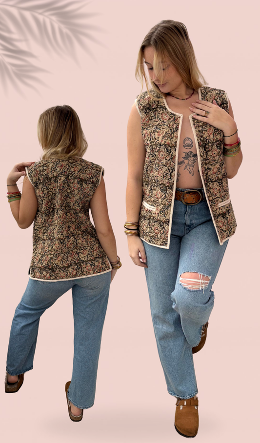 Gilet matelassé sans manches Taille Unique