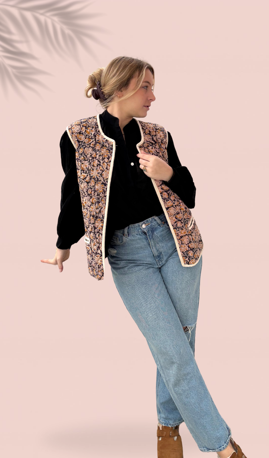 Gilet matelassé sans manches Taille Unique