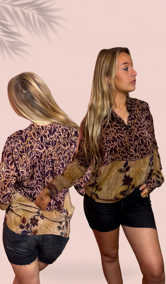 Chemise 100% crêpe de soie T2