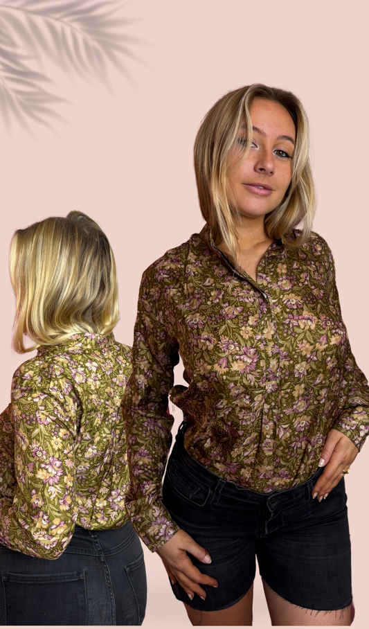 Chemise 100% soie T1