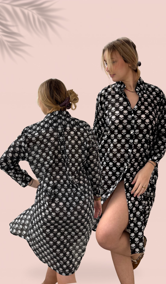 Robe 100% coton taille M/L
